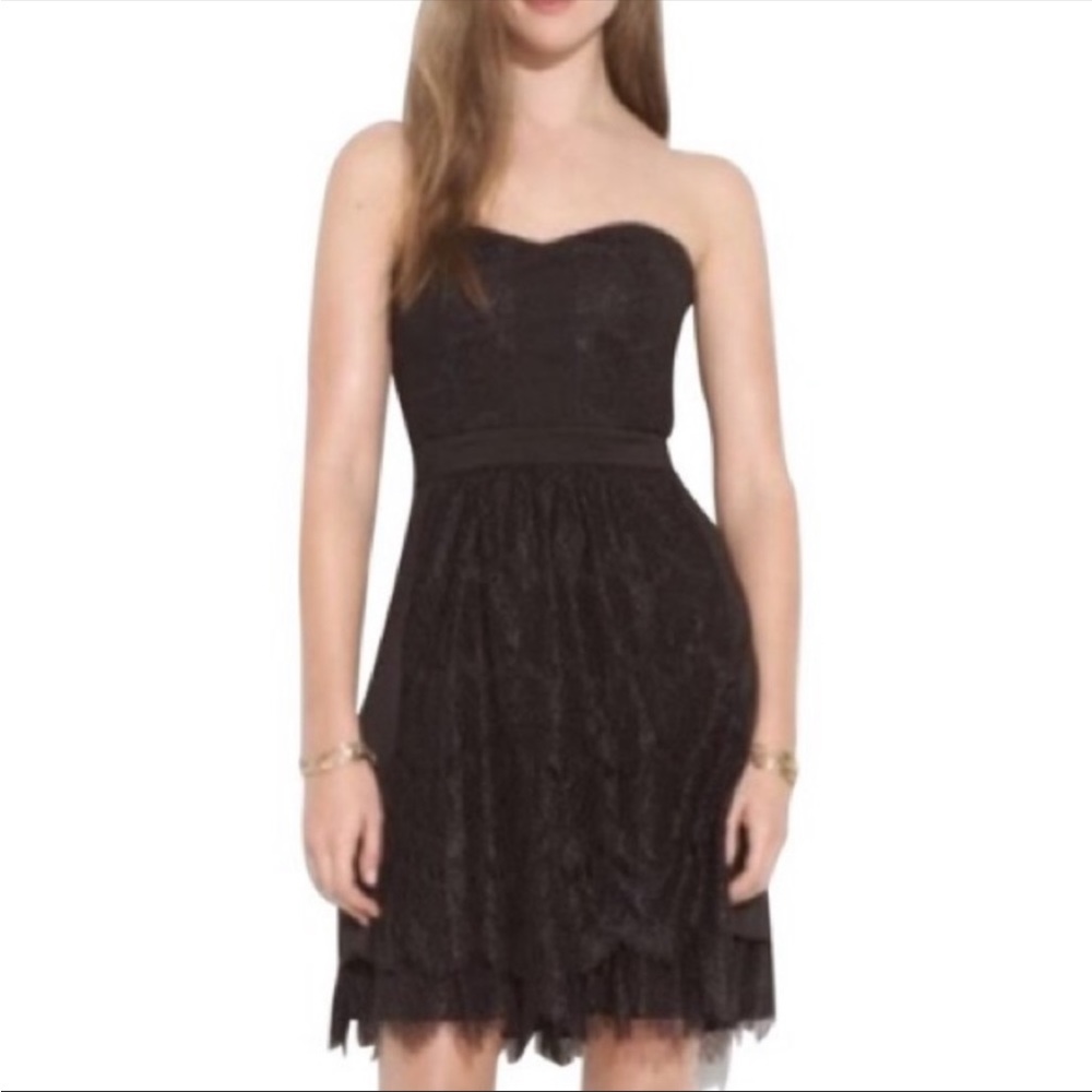 Madewell broadway & Broome black lace dress NWT